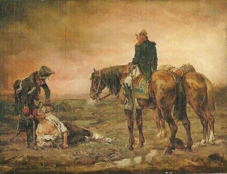 Jean-Louis-Ernest Meissonier Relief after the Battle Spain oil painting art
